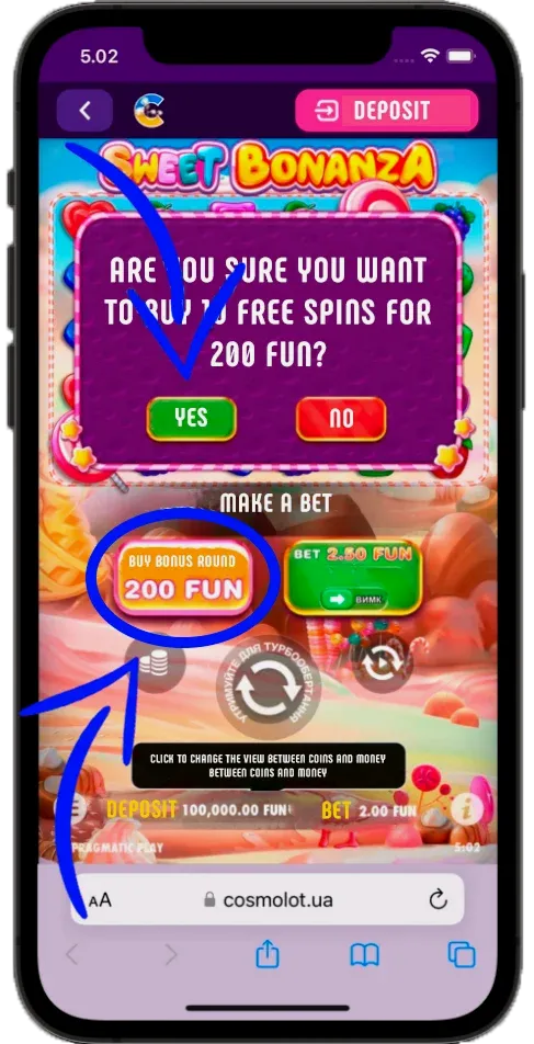 Sweet Bonanza free spins with multiplier bombs