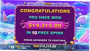 Sweet Bonanza cluster pays interface